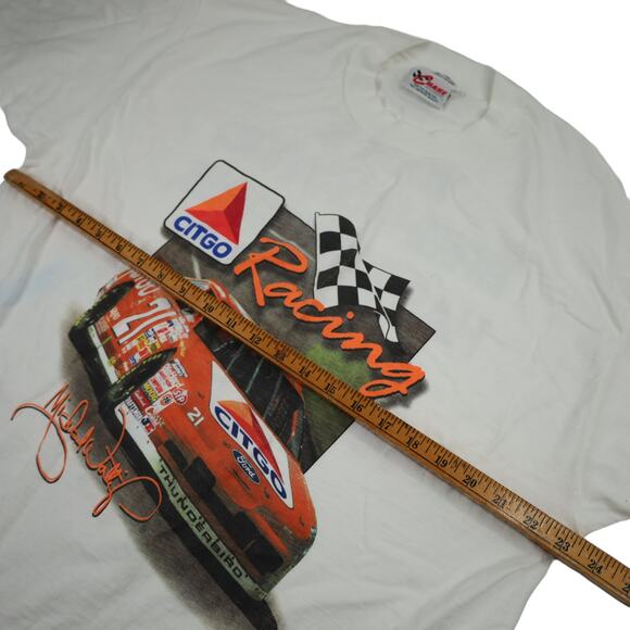 Vintage Chase Authentics Citgo Racing Graphic Nascar T Shirt - Picture 5 of 9